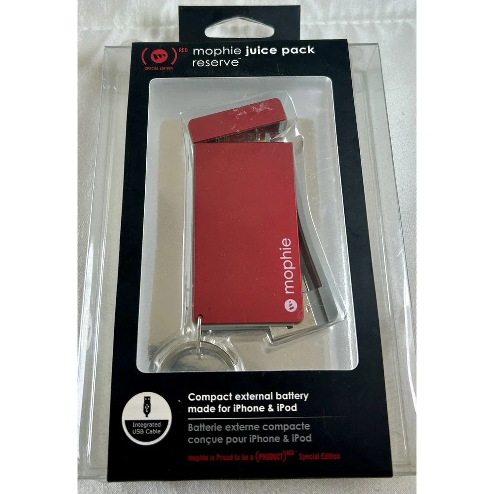 mophie (PRODUCT)RED Special Edition 700mAh Power Bank for iPhone/iPod LED